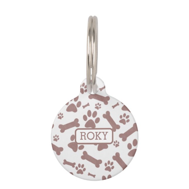 De Labels van identiteitskaart van de douane met N Huisdierpenning (Voorkant)