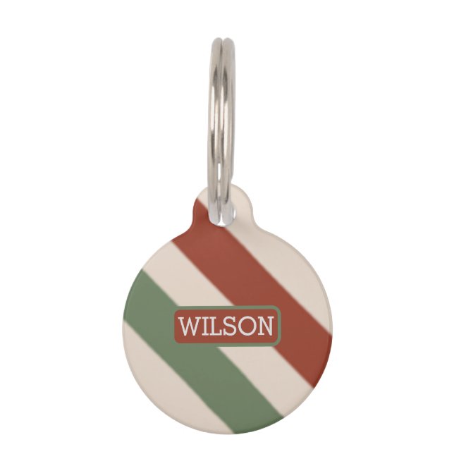 De Labels van identiteitskaart van de douane met N Huisdierpenning (Voorkant)