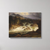 De Labro-waterval Canvas Afdruk (Voorkant)