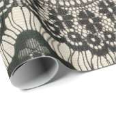 De lace-opening van de verbinding.  Fantele sierbl Cadeaupapier (Rol Hoek)