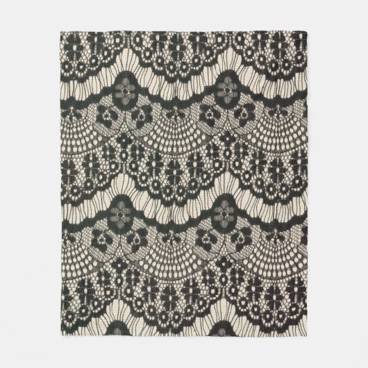De lace-opening van de verbinding.  Fantele sierbl Fleece Deken (Voorkant)