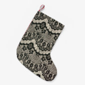De lace-opening van de verbinding. Fantele sierbl Kleine Kerstsok (Voorkant (Hangend))