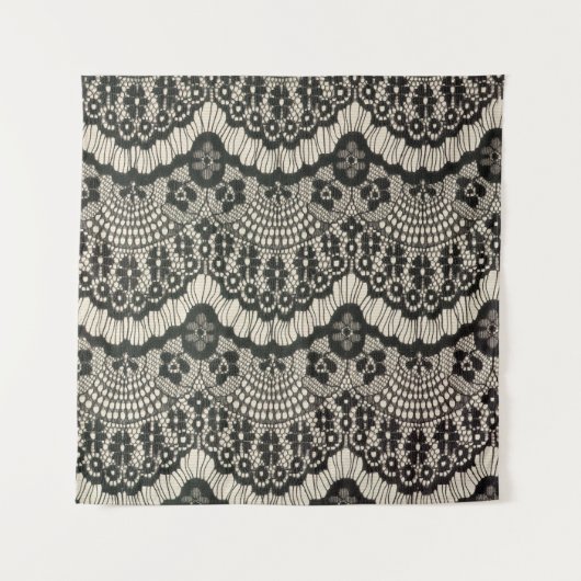 De lace-opening van de verbinding. Fantele sierbl Wandkleed (Voorkant)