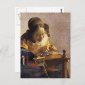 De lacemaker briefkaart (Voorkant / Achterkant)