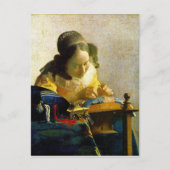 De Lacemaker Jan Johannes Vermeer Briefkaart (Voorkant)