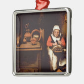 De lacemaker metalen ornament (Links)