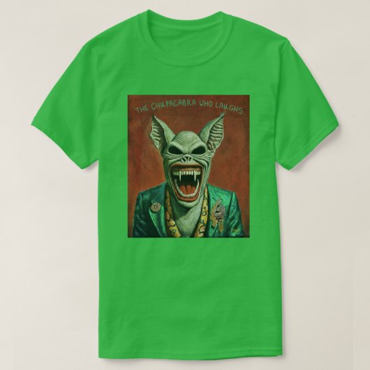De lachende Chupacabra T-shirt (Design voorkant)