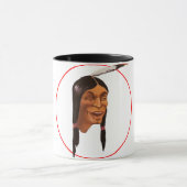 De lachende indiaan mok (Midden)