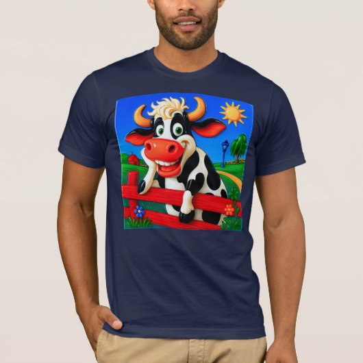 De lachende koe t-shirt (Voorkant)