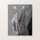 De lachende krokodil en de vliegen - Costa Rica Legpuzzel (Verticaal)