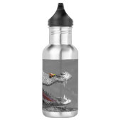 De lachende krokodil en de vliegen - Costa Rica Waterfles (Rechts)