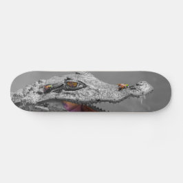 De lachende krokodil en de vliegen persoonlijk skateboard