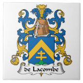 de LaCombe Family Crest Tegeltje (Voorkant)