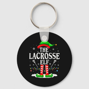 De Lacrosse Elf Grappig Matching Xmas Lacrosse Chr Sleutelhanger