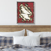 De Ladder Canvas Afdruk (Insitu (Slaapkamer))