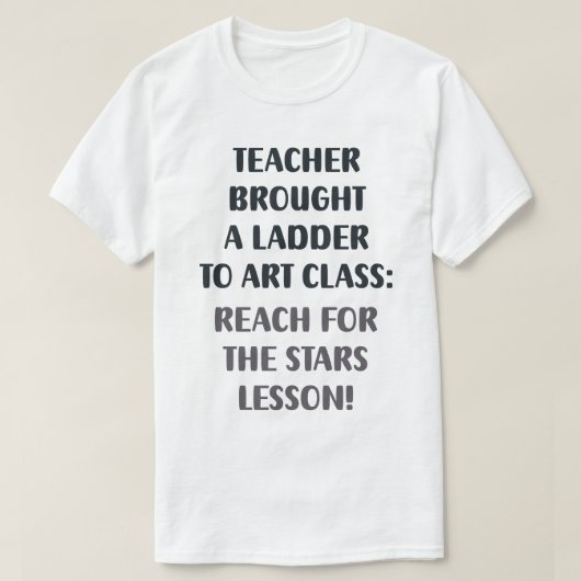 De Ladder in Actie T-shirt (Design voorkant)