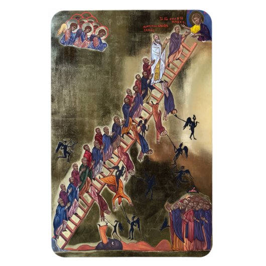 De ladder naar de hemel icoon magneet (Verticaal)