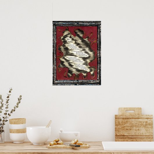 De Ladder Poster (Keuken)