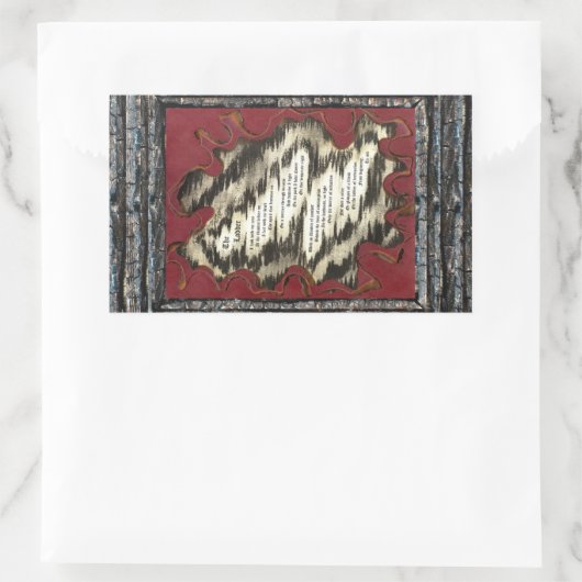 De Ladder Rechthoekige Sticker (Tas)