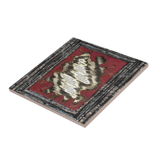 De Ladder Tegeltje (Zijkant)