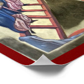 De ladder van de goddelijke beklimming icoon poster (Hoek)