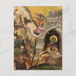 De Ladder van Goddelijke Ascentie door Emmanuel Tz Briefkaart