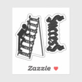 De Ladder van Succes Beklimmen Sticker (Vel)