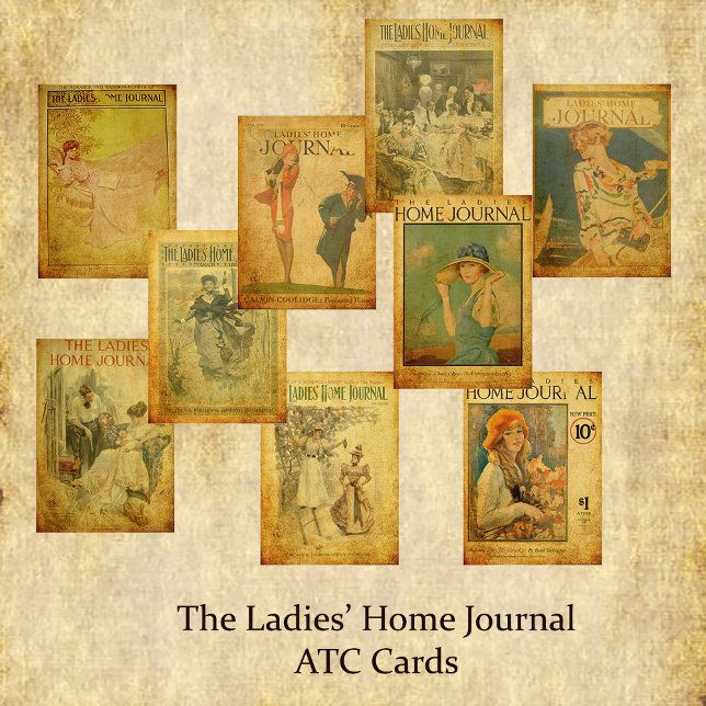 De Ladies' Home Journal  ATC Kaarten (Creator heeft geüpload)