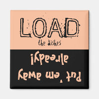 De lading maakt FUNNY leeg! Dishwasher Magnet