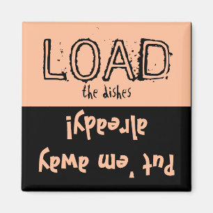 De lading maakt FUNNY leeg! Dishwasher Magnet