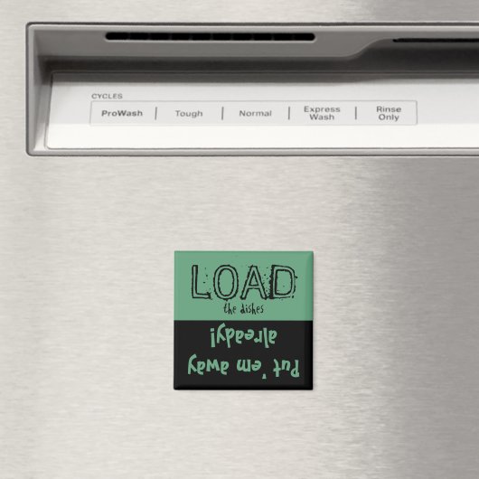 De lading maakt FUNNY leeg! Dishwasher Magnet (Insitu (Vaatwasser))
