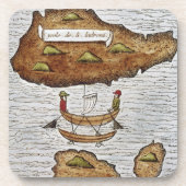 DE LADRONE-EILANDEN DRANKJES ONDERZETTER (Voorkant)