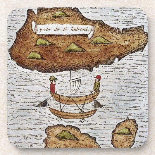DE LADRONE-EILANDEN DRANKJES ONDERZETTER (Voorkant)