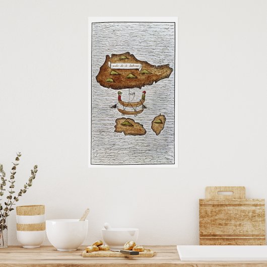 DE LADRONE-EILANDEN POSTER (Keuken)