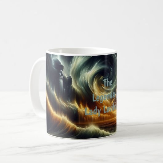 De Lady Lovibond: Een reis door kosmische wateren Koffiemok (Voorkant links)