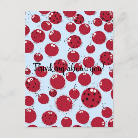 De Ladybug Shindig Briefkaart (Voorkant)