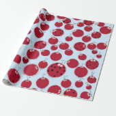 De Ladybug Shindig Cadeaupapier (Uitgerold)