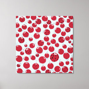 De Ladybug Shindig Canvas Afdruk