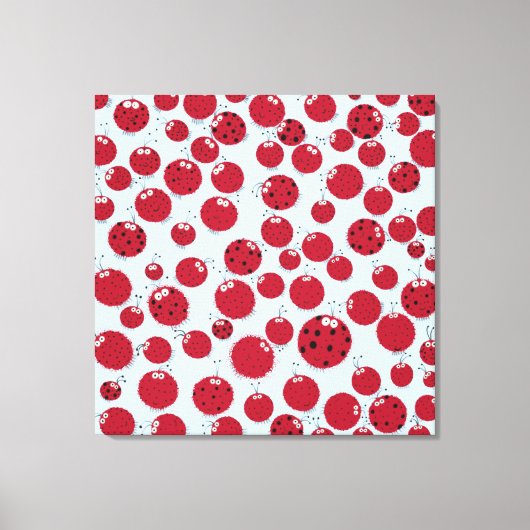 De Ladybug Shindig Canvas Afdruk (Voorkant)