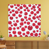 De Ladybug Shindig Canvas Afdruk (Insitu (Woonkamer))