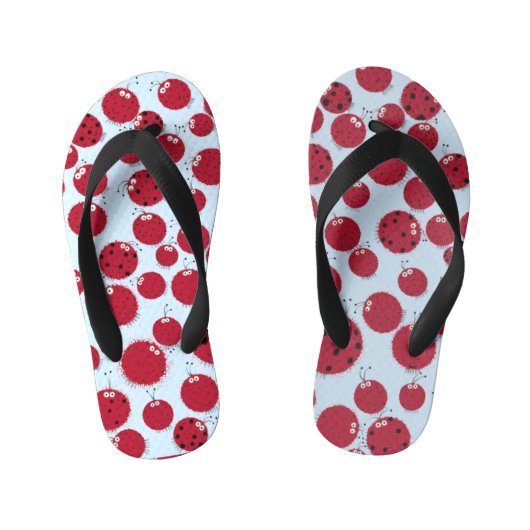 De Ladybug Shindig Kinder Teenslippers (Voetbed)