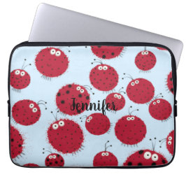 De Ladybug Shindig Laptop Sleeve