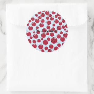 De Ladybug Shindig Ronde Sticker