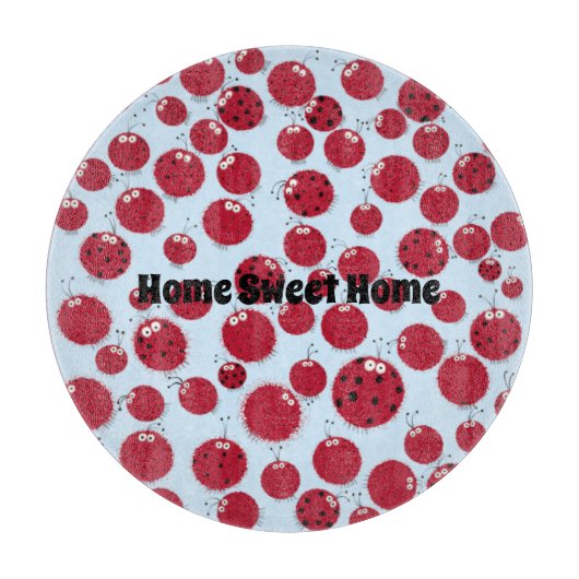 De Ladybug Shindig Snijplank (Voorkant)