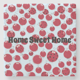 De Ladybug Shindig Stenen Onderzetter