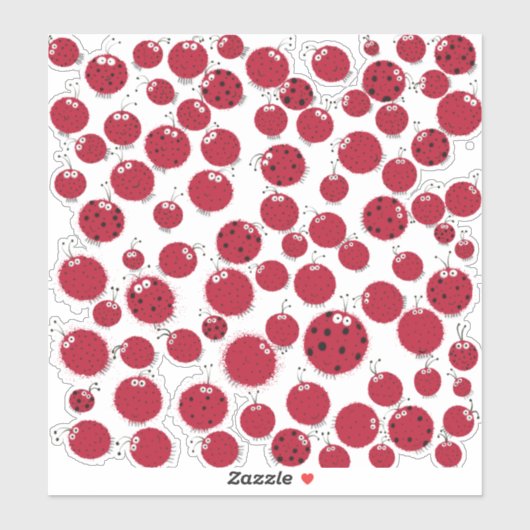 De Ladybug Shindig Sticker (Vel)