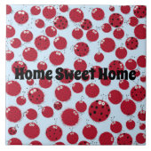 De Ladybug Shindig Tegeltje (Voorkant)