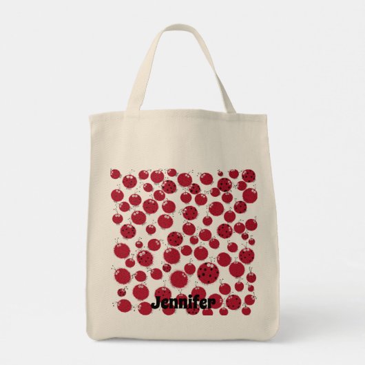 De Ladybug Shindig Tote Bag (Achterkant)