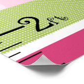 De  Ladybugs met de Groeigrafiek van de stippen ho Poster (Hoek)