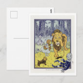 De laffe leeuwentovenaar van Oz Briefkaart (Voorkant / Achterkant)